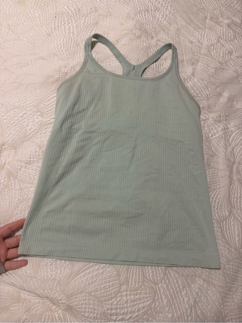 lululemon athletica Ribbed Racerback Tank - Sage Green